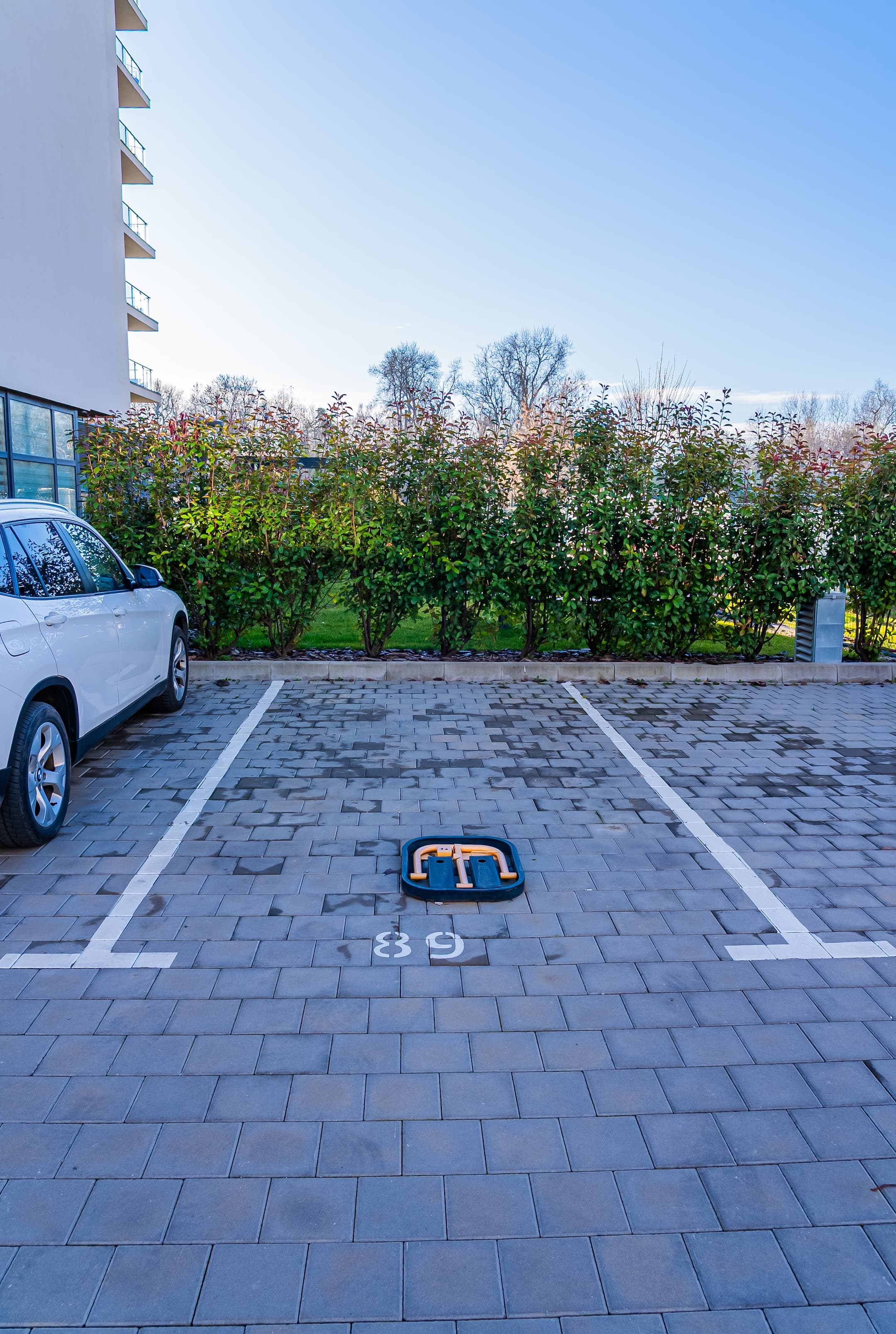 Reserved private parking space, The Blue Apartment